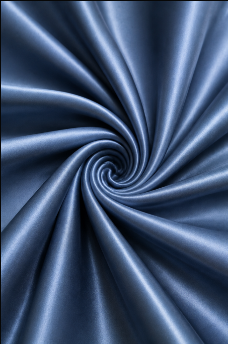 Steel Blue Duchess Satin